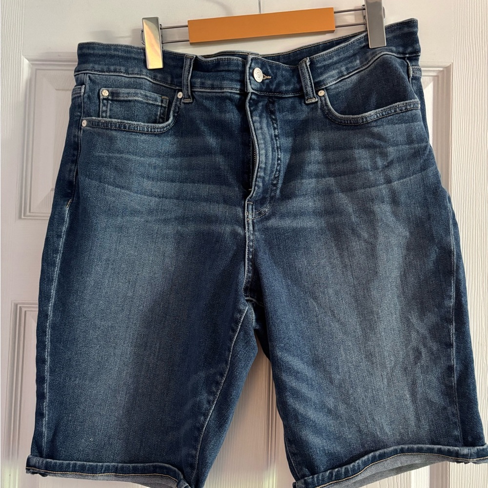 Women Blue Denim Shorts